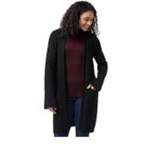 NWT SmartWool Cozy Lodge Sweater Duster - Merino Wool, Long Sleeve 663sn - Picture 2 of 5